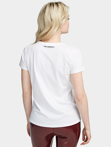 IKONIK Black T-shirt with logo print - 4