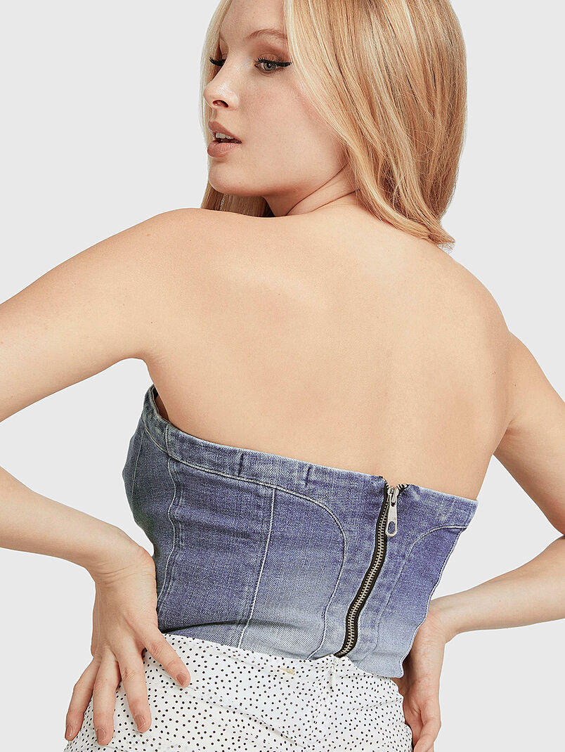 Denim bustier GWENDA  - 3