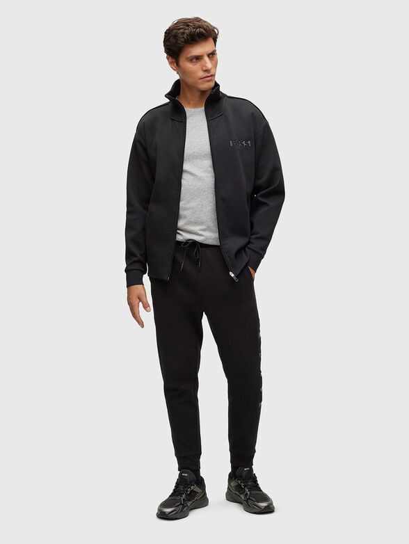 Cotton-blend sweatshirt with logo  - 2