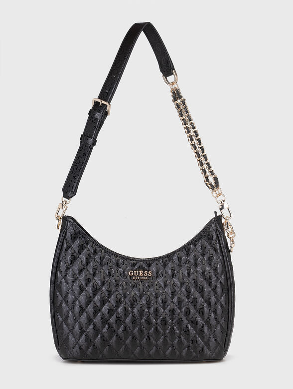 YARMILLA beige hobo bag with quilted effect - 1