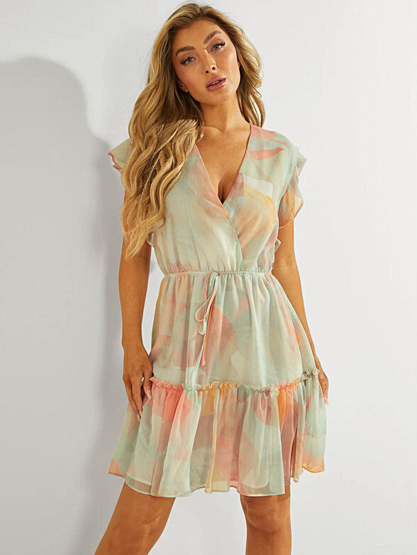 ROSA dress with flounces  - 1