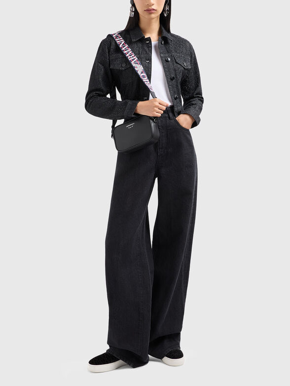 Denim jacket with rhinestones - 2