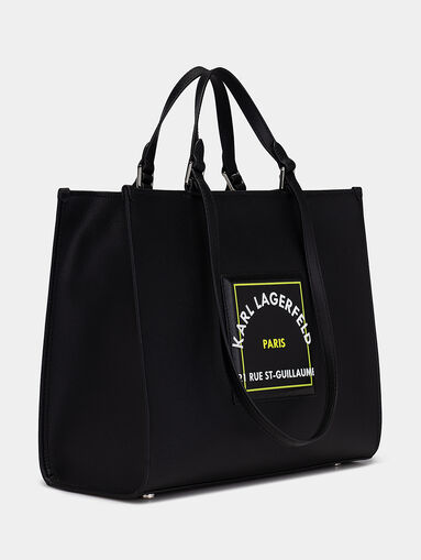 Shopper bag with logo inscription - 3
