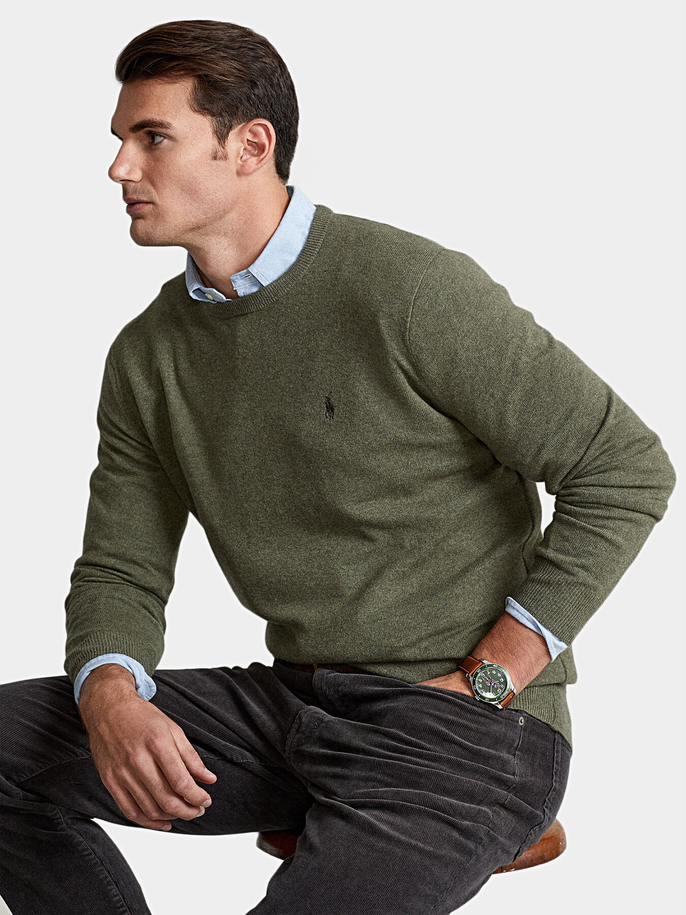 Polo merino wool sweater new arrivals