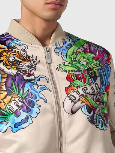 Satin bomber jacket  - 5