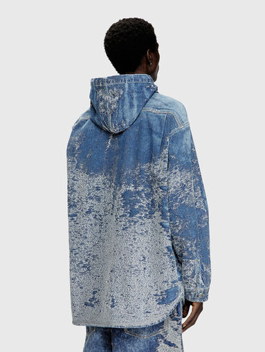 D-DEWNYS-HOOD-S denim shirt - 2