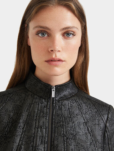 Slim high neck jacket COMARUGA - 3