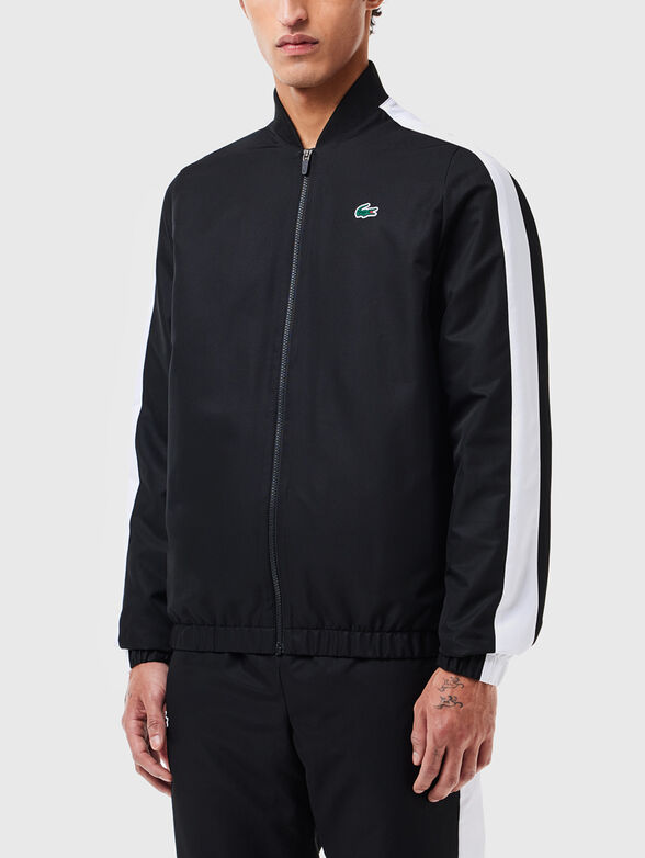 Tennis tracksuit with contrasting edges and logo prin - 4