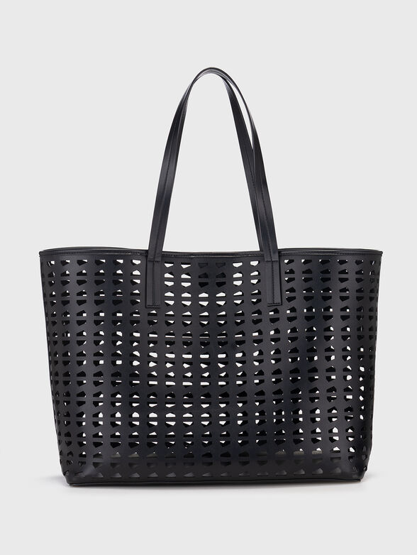 CHRIS 2 in 1 black shopper bag - 3