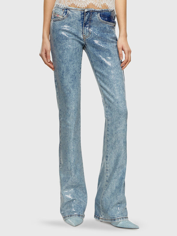 D-SHARK-S jeans with shiny effect - 1