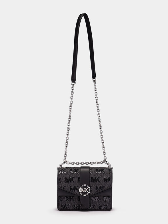 GREENWICH Black bag with  logo print - 2