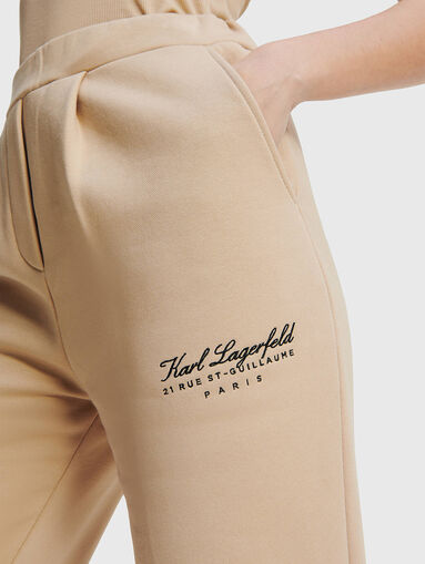 Sports pants with logo detail - 3