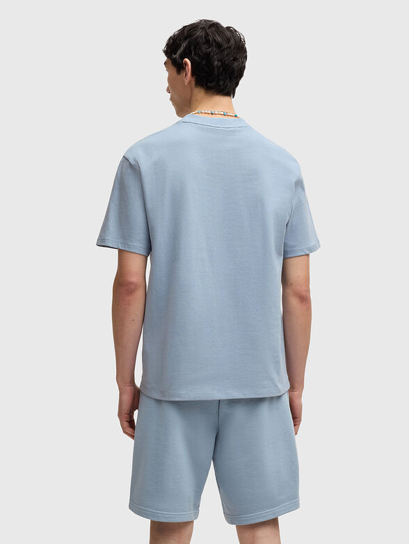 Oversized T-shirt with oval neckline - 3