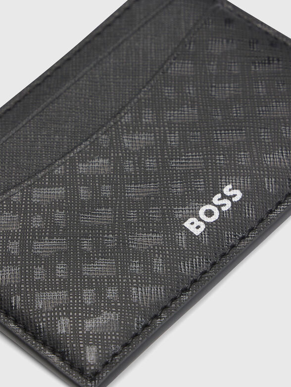 Card holder with monogram logo print - 4