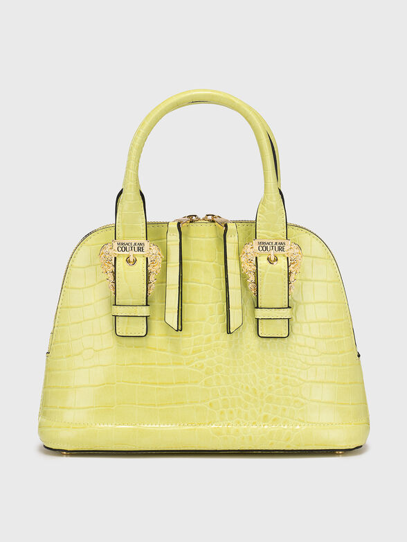 RANGE F black bag with croco texture and accessory - 1