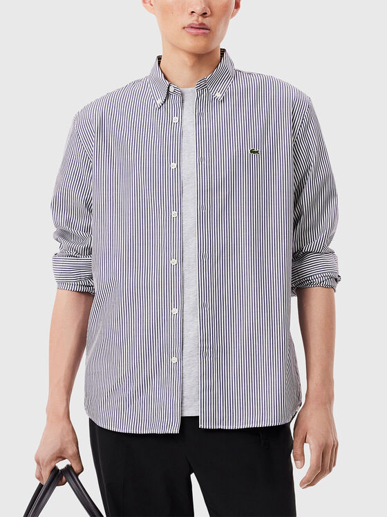 Cotton shirt with logo - 1