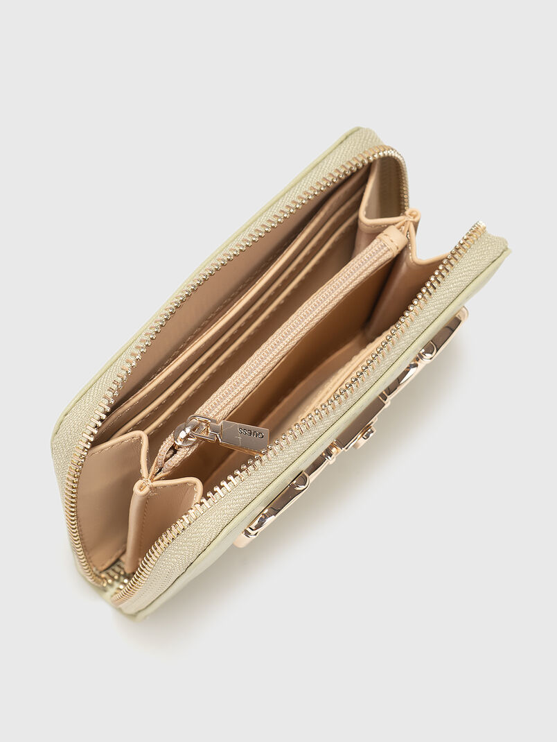 Wallet with a metal accent - 3