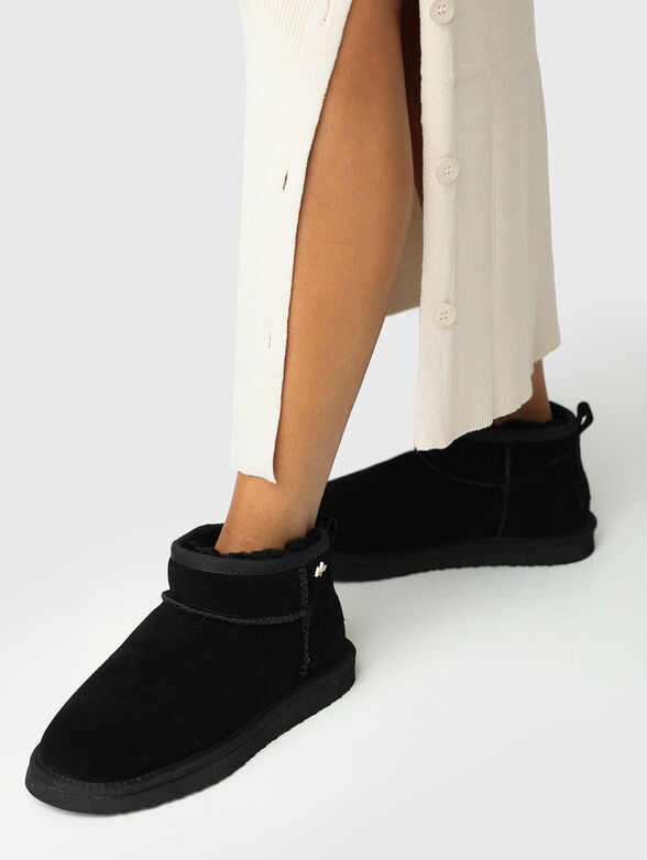 KIMO OLYMPIA black boots in leather  - 2