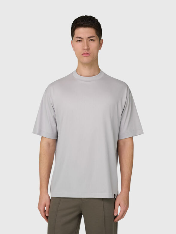 Cotton-blend T-shirt - 1