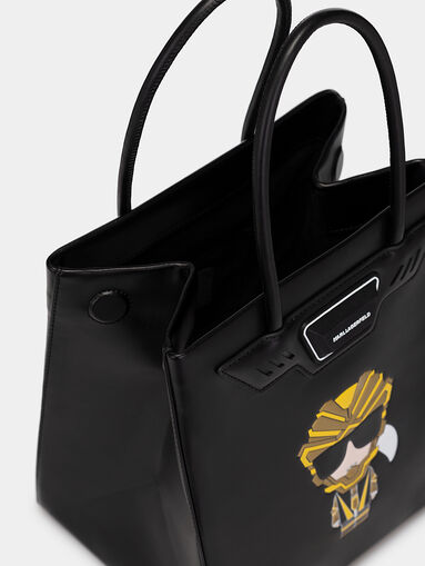 K/HEROES leather tote bag - 4