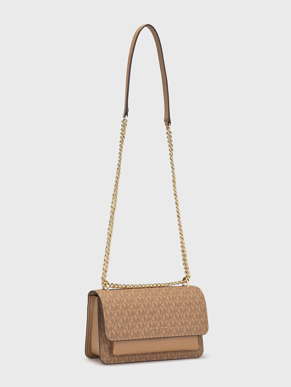 Crossbody bag with monogram logo print - 2