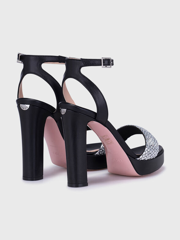 KRISTINE blach sandals  - 3