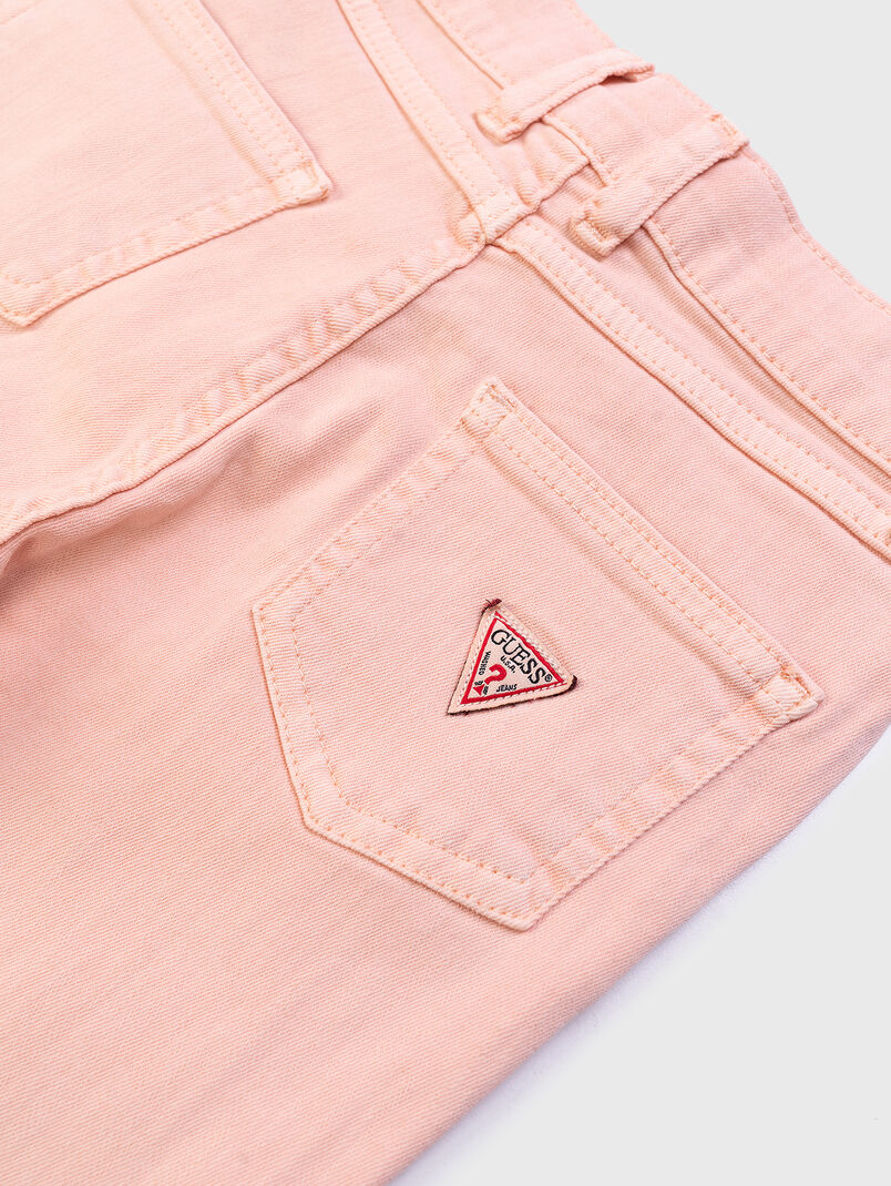 Coral skinny jeans - 3