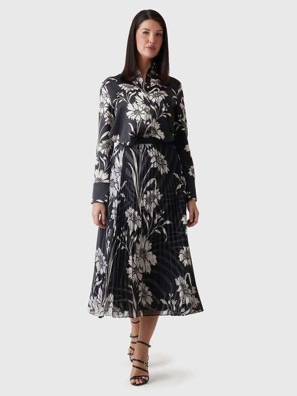 NOUVEAU pleated midi skirt - 4