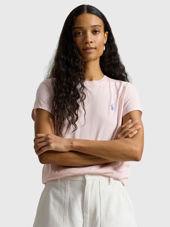 T-shirt with embroidered logo - 1