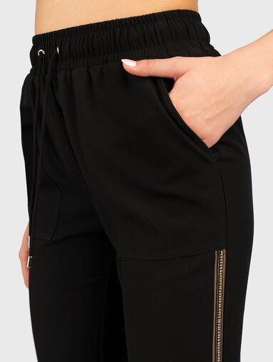 Sports trousers with rhinestones - 3
