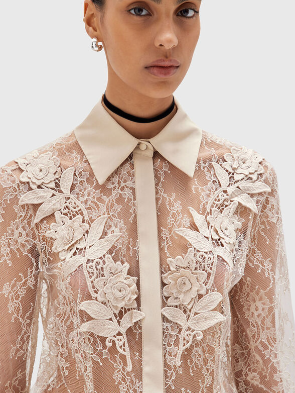 Lace shirt - 4