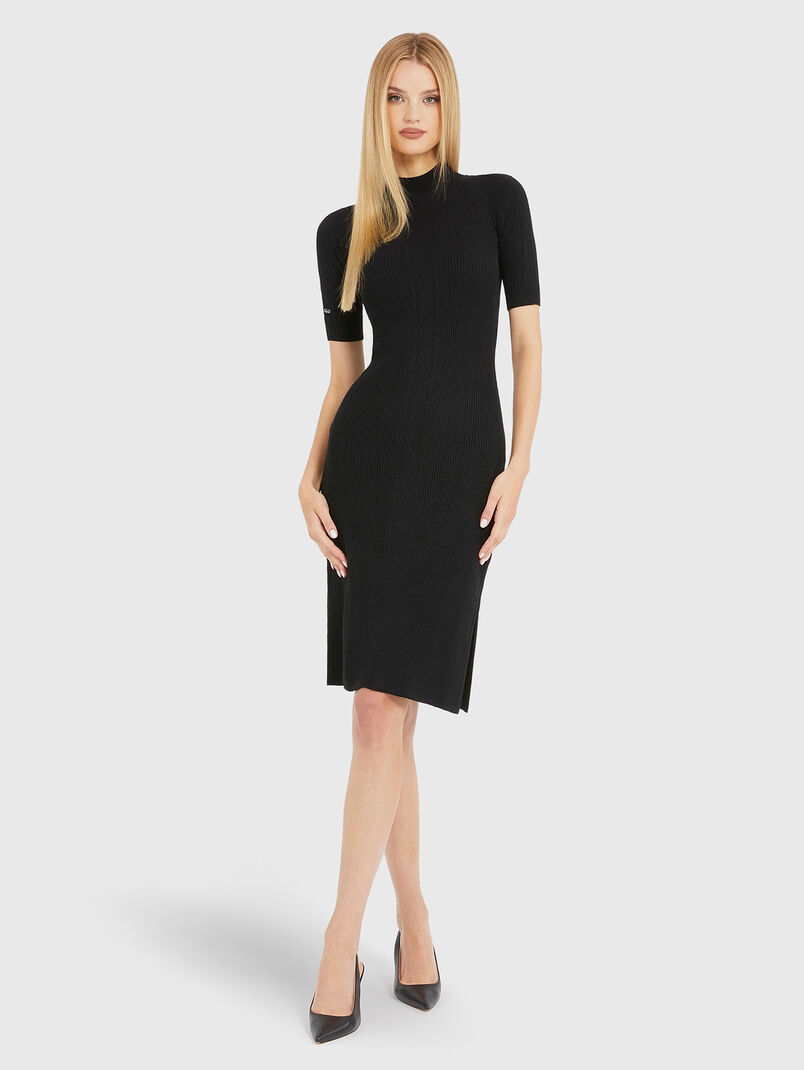 ARIELLE black knitted dress  - 3