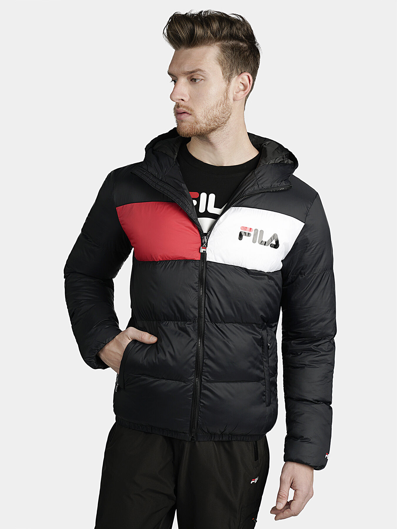 Fila floyd puff jacket discount