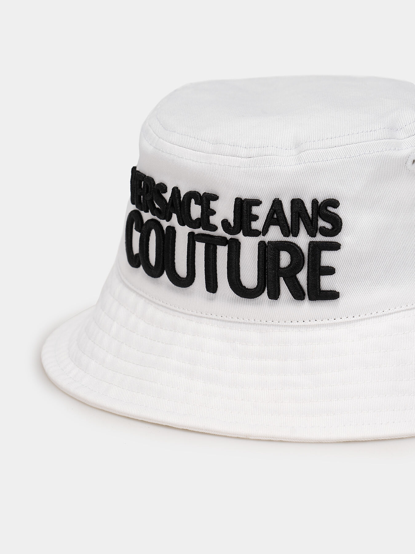 Bucket hat with embroidered logo brand VERSACE JEANS COUTURE —  Globalbrandsstore.com/en