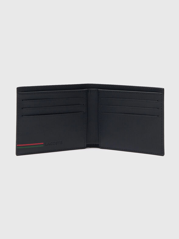 Set of black wallet and key ring - 2