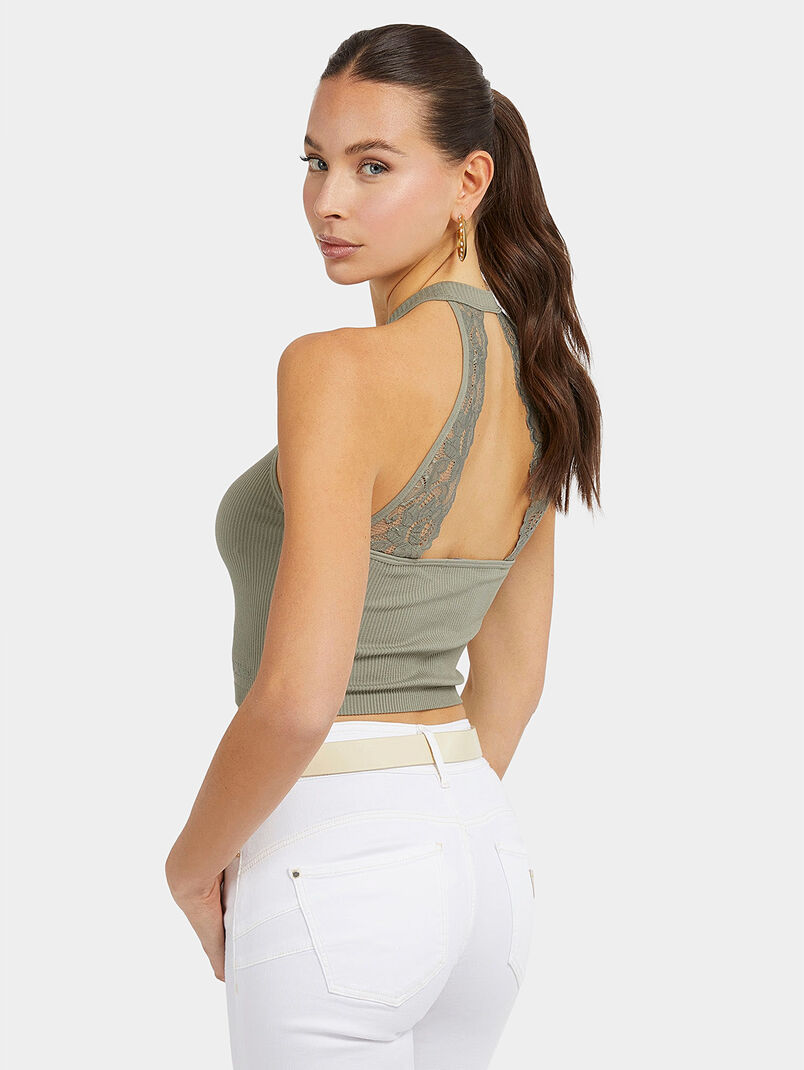 TORI black top with accent back - 3