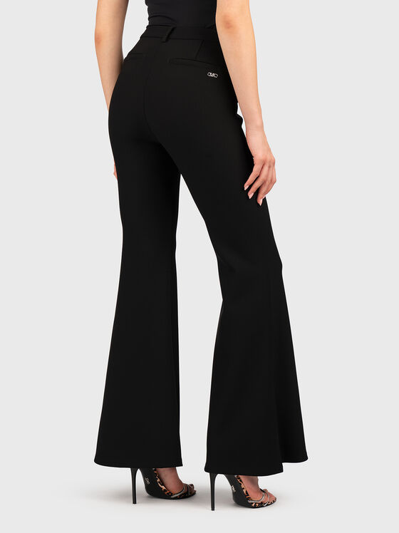 Панталон с висока талия и широки крачоли - 2