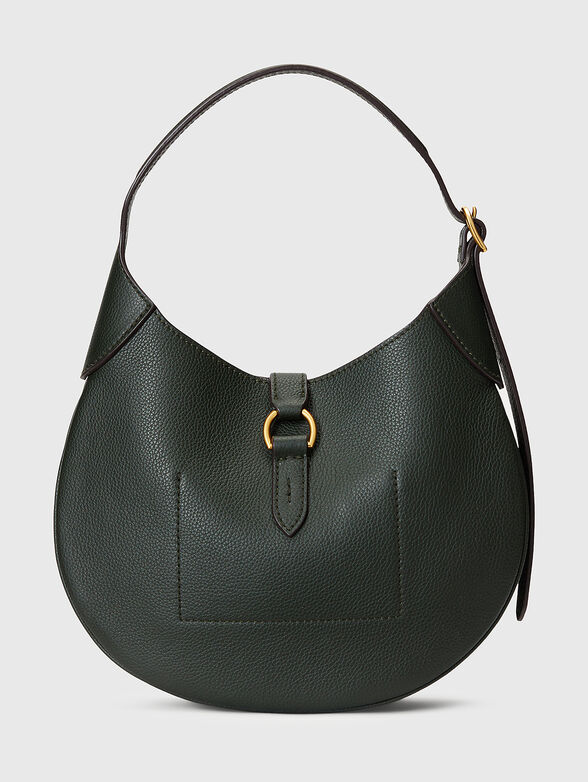 Logo detail leather hobo bag  - 3