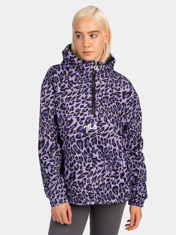 PAVLINA sports jacket with animal print - 1