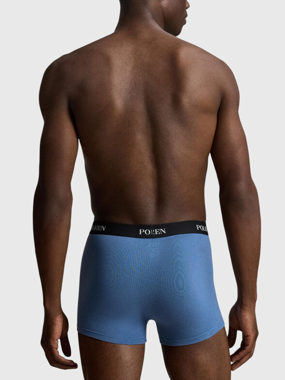 Set of three pairs of boxer shorts with a logo - 3