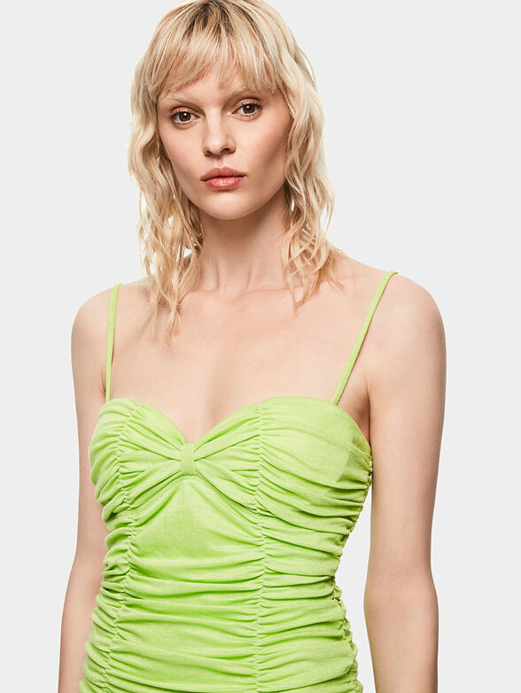 DUA LIPA X PEPE JEANS Gathered Mini Dress - 2