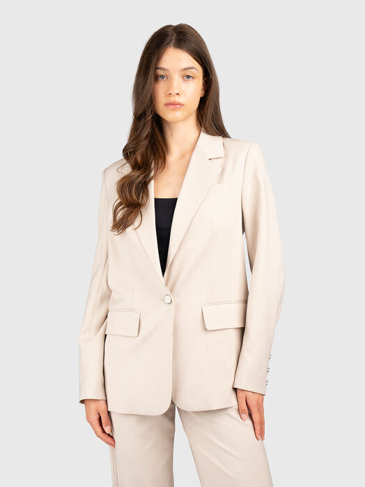 Jacket with notched lapels