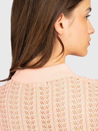 Fitted short-sleeved sweater - 4