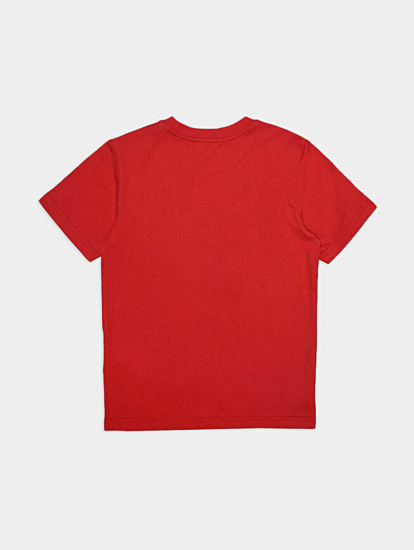 Black T-shirt with gold-coloured accents - 2