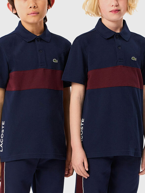 Polo shirt with logo detail - 1