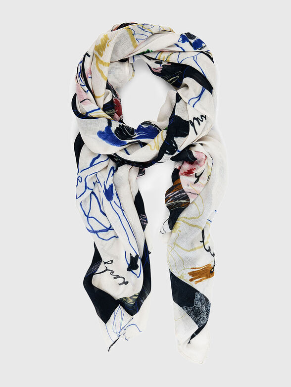 Long printed scarf - 1