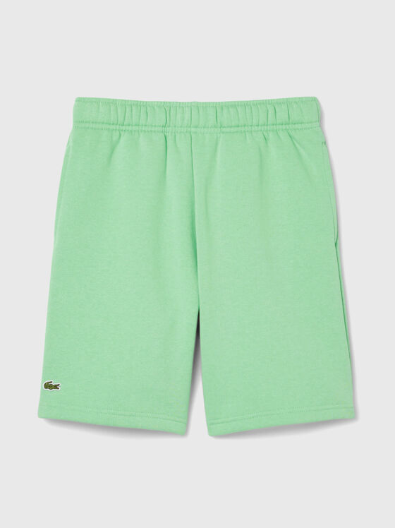 Къси спортни панталони с лого бродерия - 1