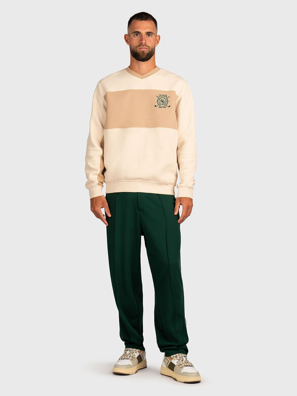 Sweatshirt with color-block effect - 2