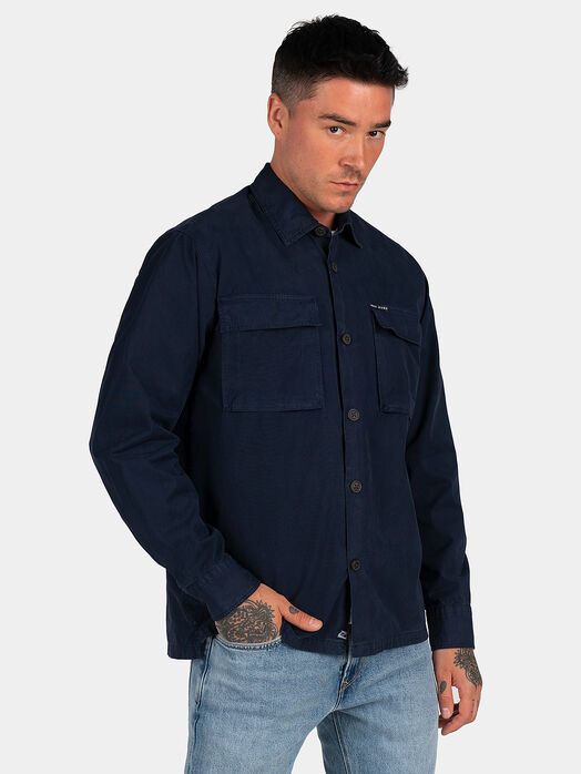 PHIL shirt with buttons and logo detail