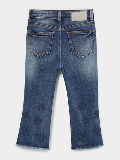 ESTRELLA jeans with floral embroidery - 3